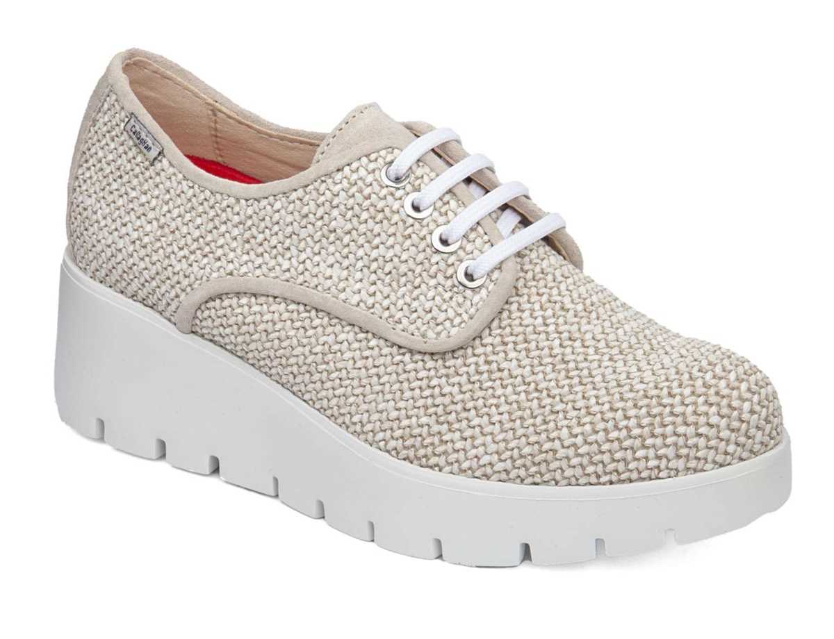 Callaghan 32101 Amal Plateau Sneakers Damen Braun Weiß | DFO7688QJ