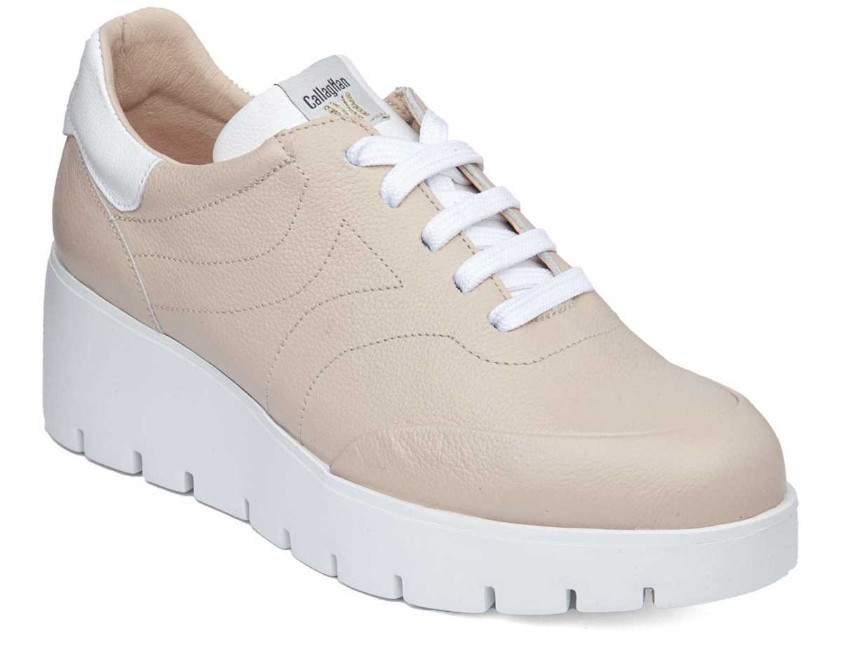 Callaghan 32102 Amal Plateau Sneakers Damen Rosa Weiß | ALG5943JI