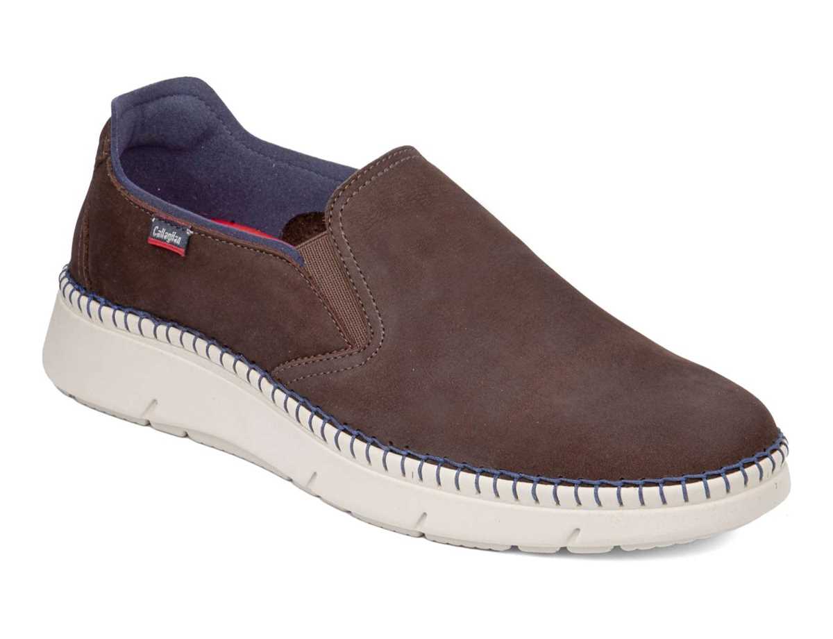Callaghan 53501 Circular Mokassins Herren Dunkelbraun Blau | ITM5475GX