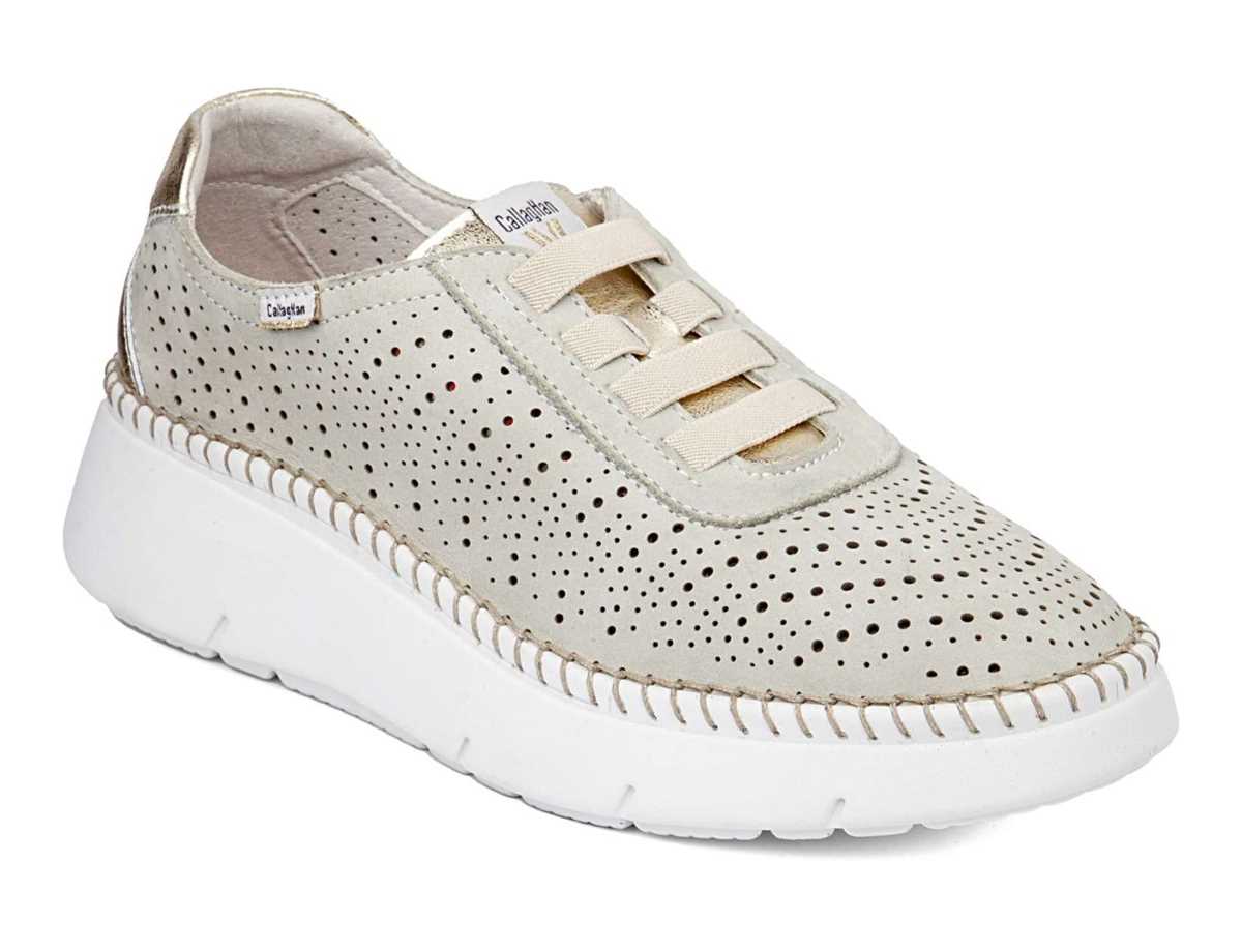 Callaghan 53600 Circular Sra. Plateau Sneakers Damen Grün Beige | RNR5751QE