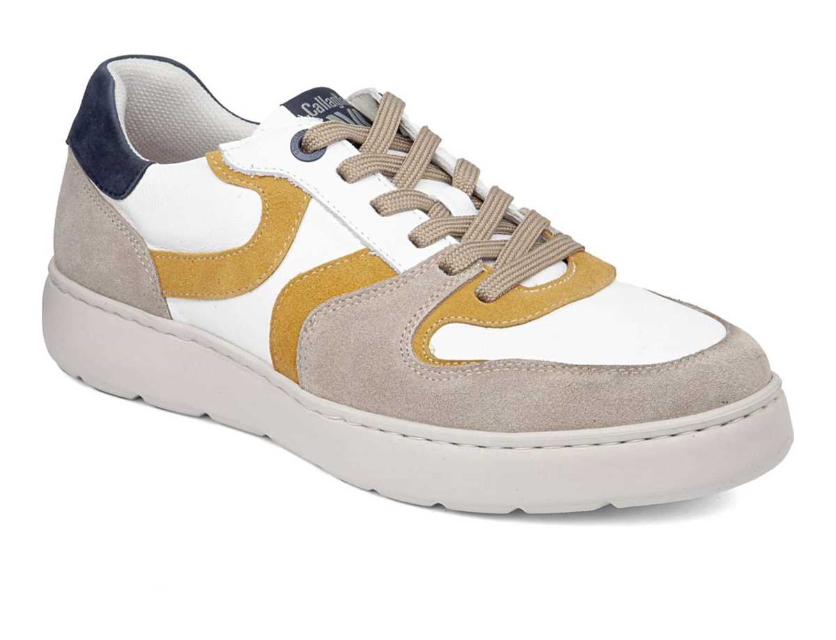 Callaghan 54802 Pint Freizeitschuhe Herren Beige Weiß Gelb | XPS568FV