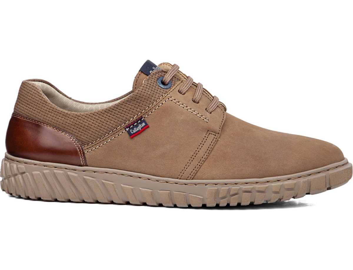 Callaghan 18508 Mope Schnürschuhe Herren Beige Braun | QEF5096EZ
