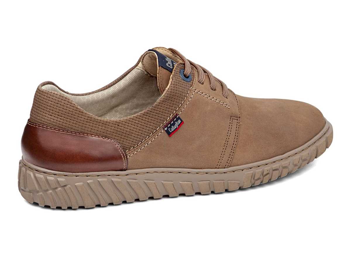Callaghan 18508 Mope Schnürschuhe Herren Beige Braun | QEF5096EZ