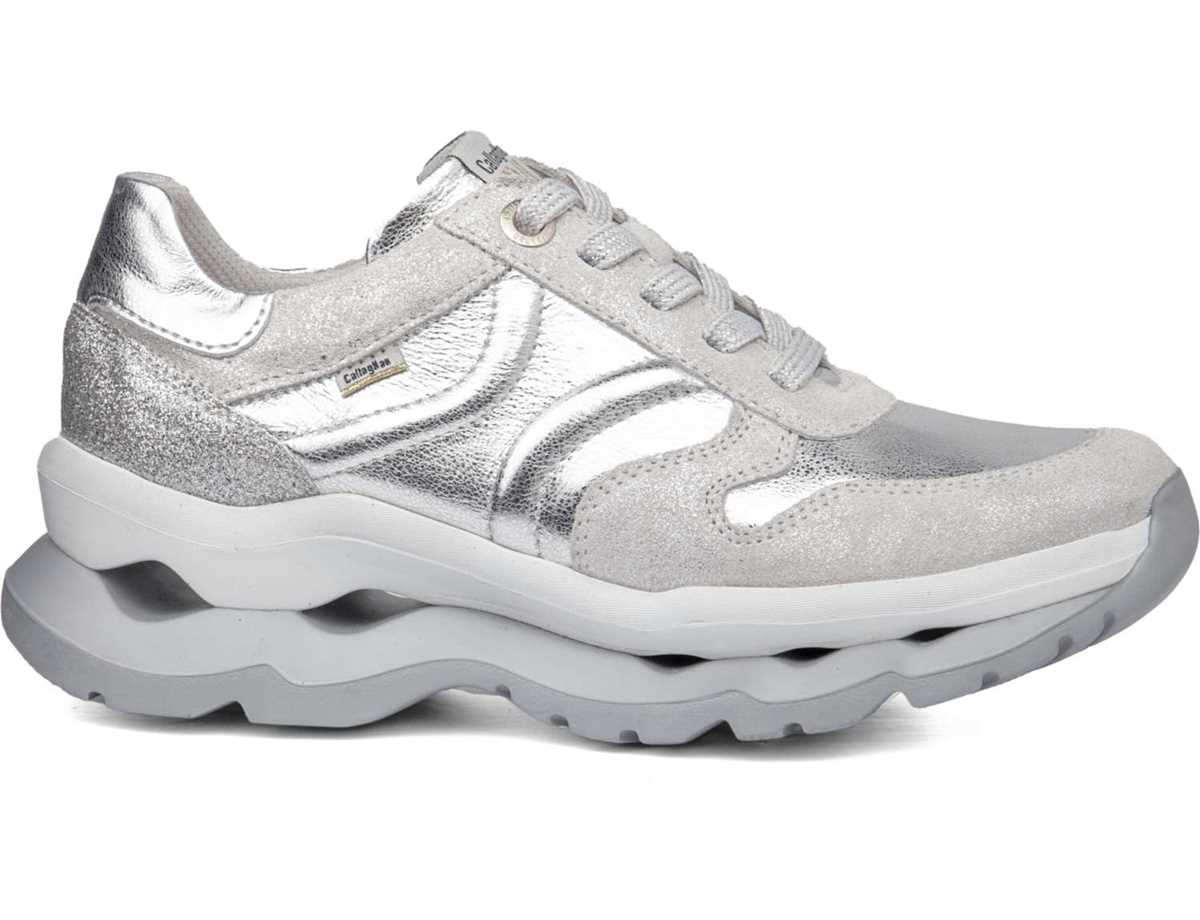 Callaghan 18820 Sole Sneakers Damen Weiß Silber | DUD2569IK