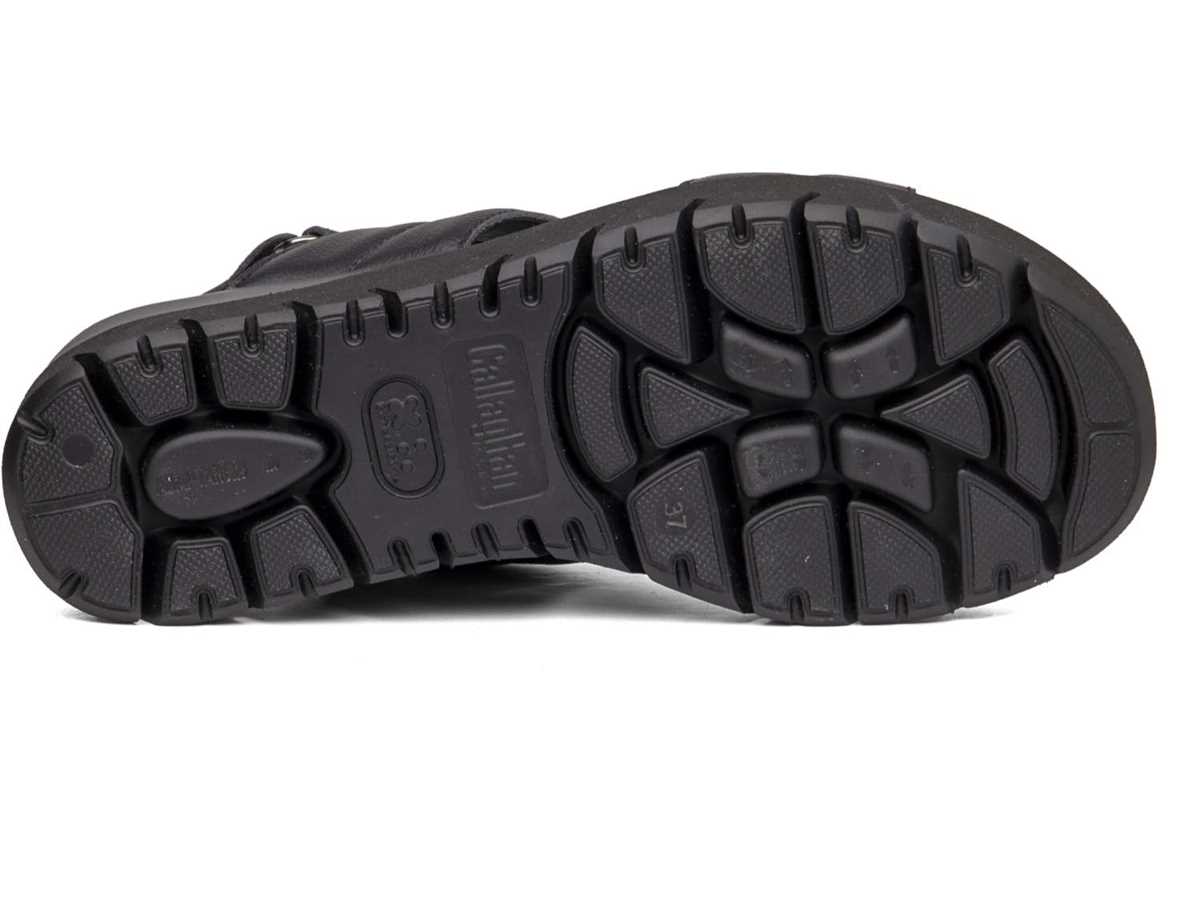 Callaghan 26516 Uwanja Plateau Sandalen Damen Schwarz | GJQ8512BY