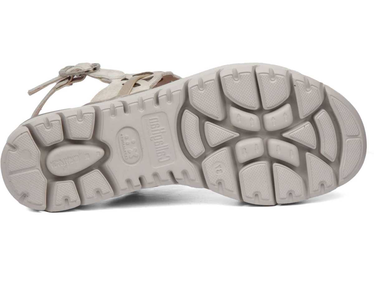 Callaghan 26517 Uwanja Keilabsatz Sandalen Damen Beige Gold | ASK8987IT