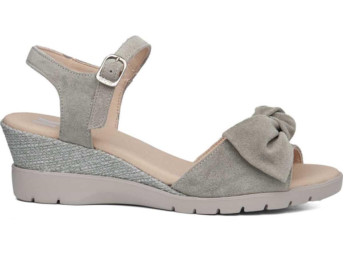 Callaghan 29115 Esperanza Keilabsatz Sandalen Damen Grün | NTH8744QI