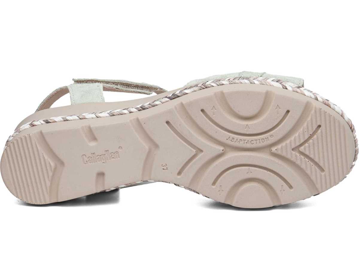 Callaghan 29807 Mara Keilabsatz Sandalen Damen Grün | WJT7195FD