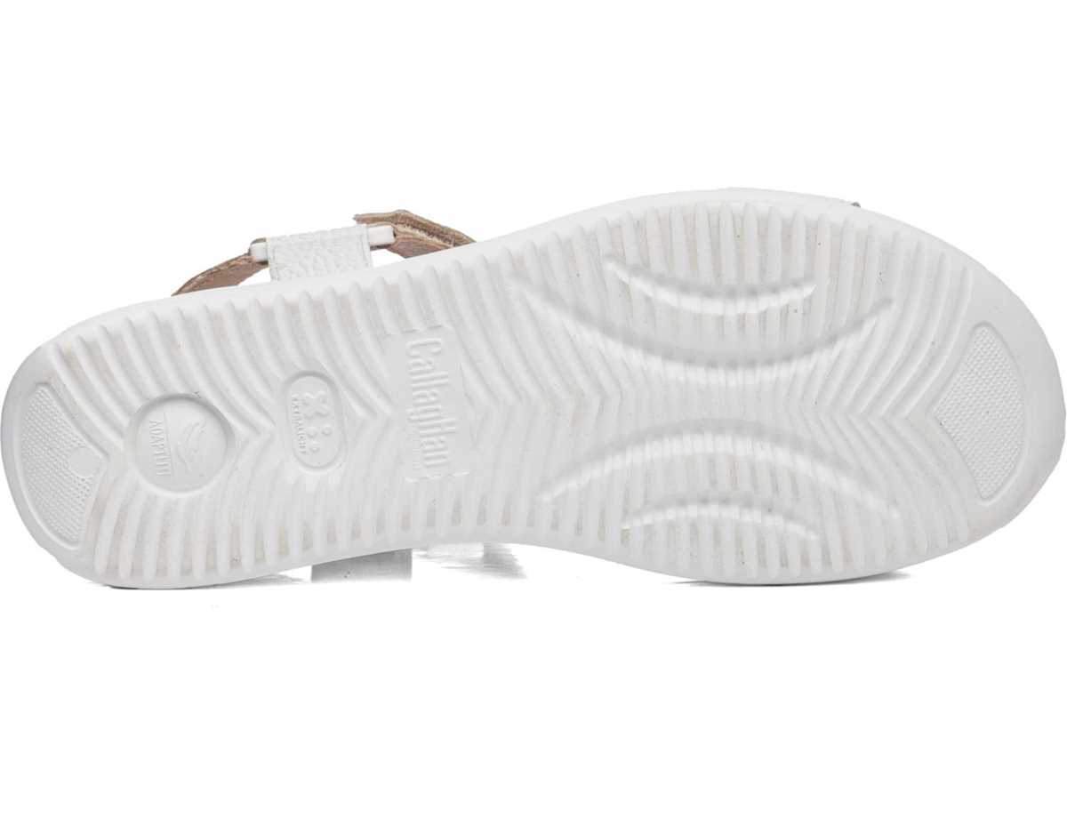 Callaghan 29900 Llana Plateau Sandalen Damen Weiß Beige Rosa | DOR7384PR