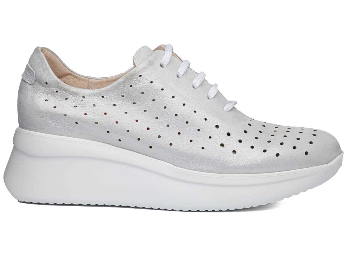 Callaghan 30000 Hanna Plateau Sneakers Damen Weiß | NKC3780LU
