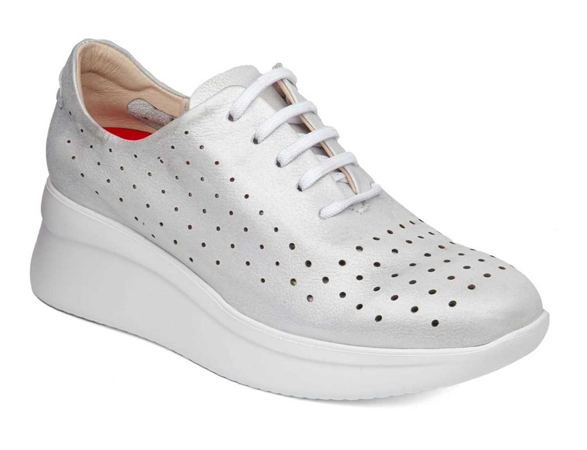 Callaghan 30000 Hanna Plateau Sneakers Damen Weiß | NKC3780LU