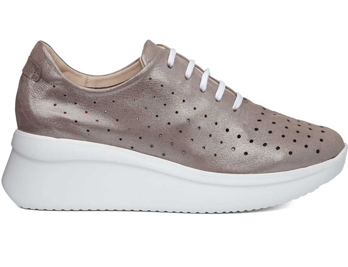 Callaghan 30000 Hanna Plateau Sneakers Damen Braun | VRW4286JZ