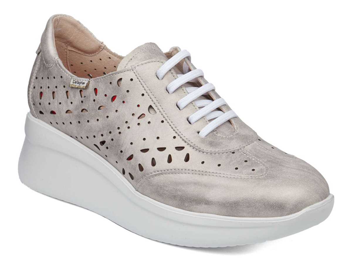 Callaghan 30018 Hanna Plateau Sneakers Damen Beige | CEG1030VG