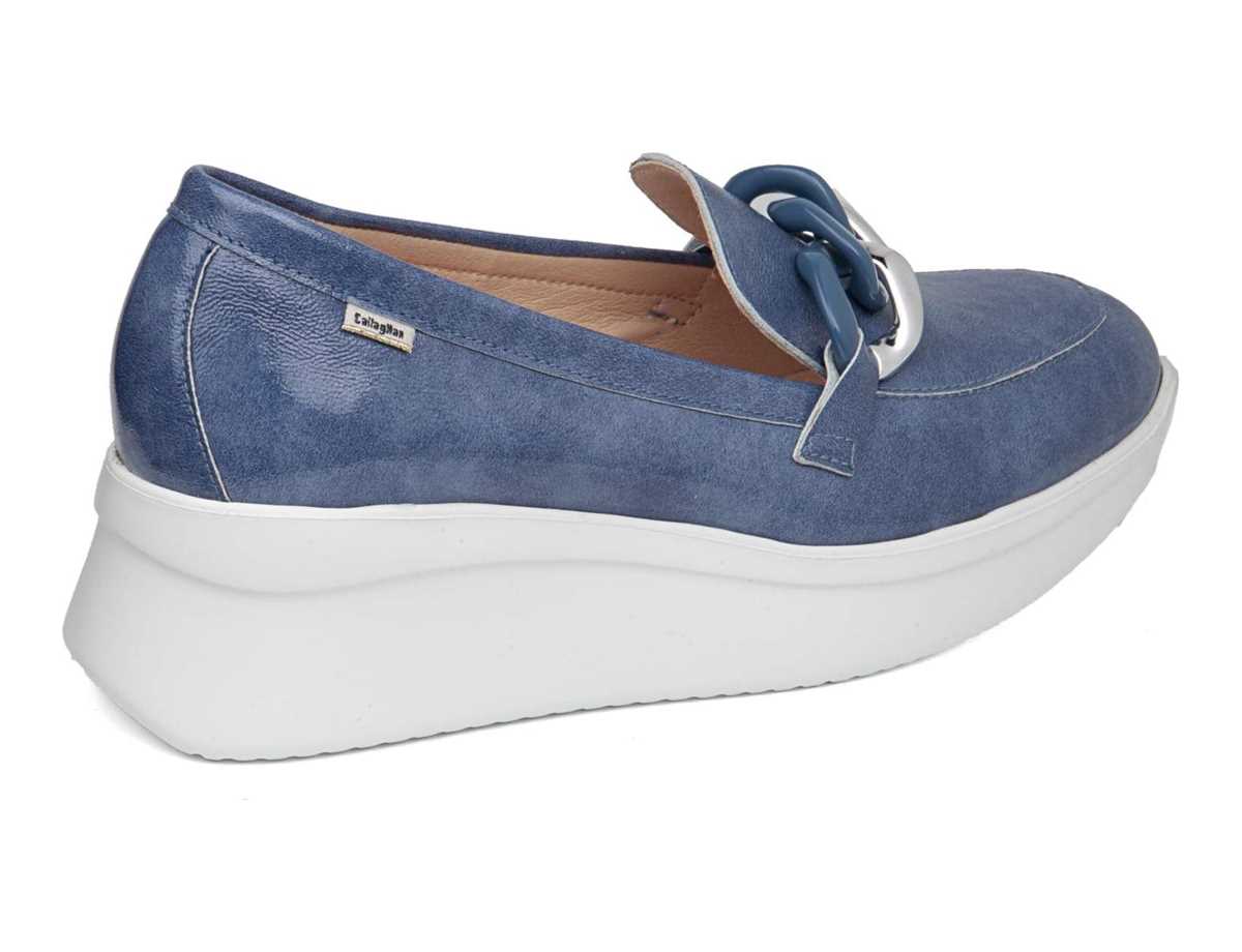 Callaghan 30019 Hanna Plateauschuhe Damen Blau | DCQ3643HH