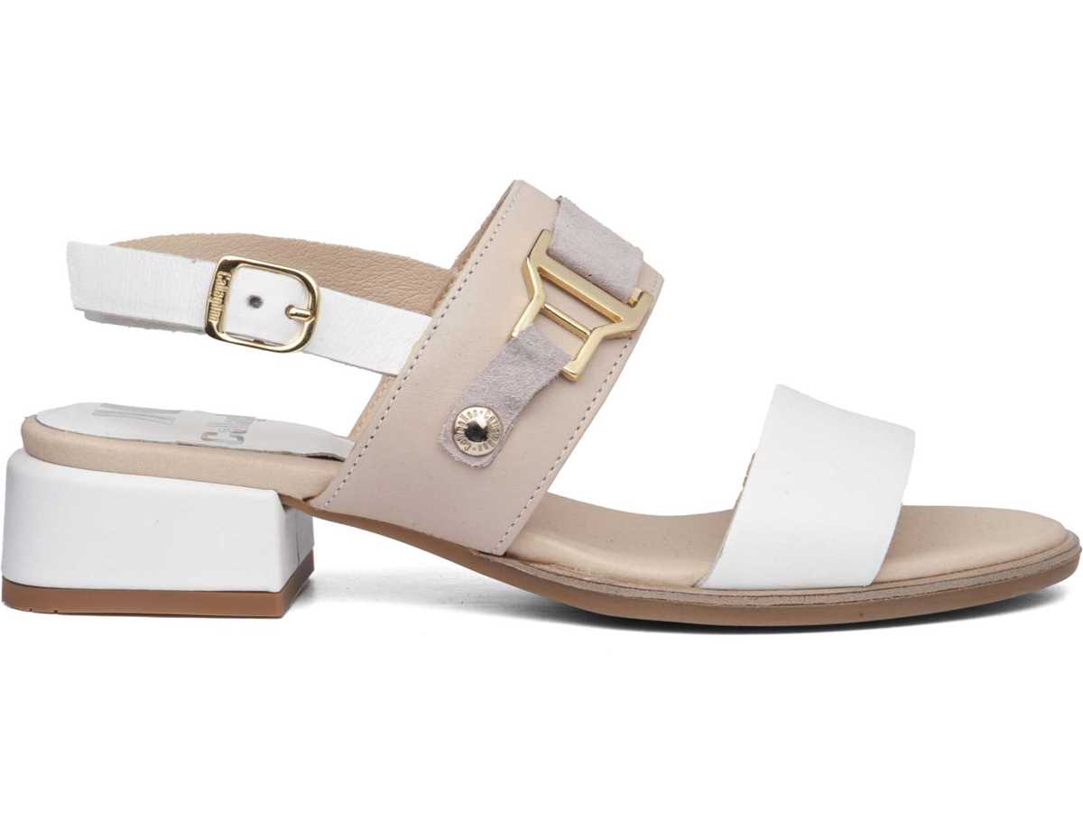 Callaghan 30304 Luna Sandalen Absatz Damen Weiß Rosa Lila | SWZ3870YP