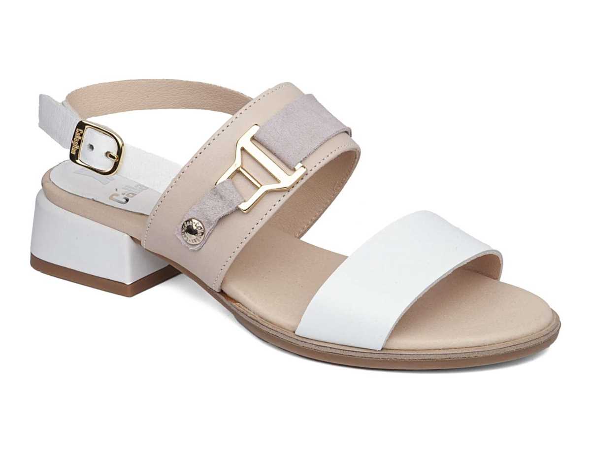 Callaghan 30304 Luna Sandalen Absatz Damen Weiß Rosa Lila | SWZ3870YP