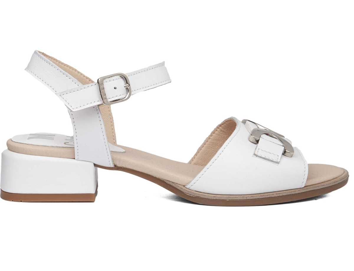 Callaghan 30307 Luna Sandalen Absatz Damen Weiß | EWB6720QL