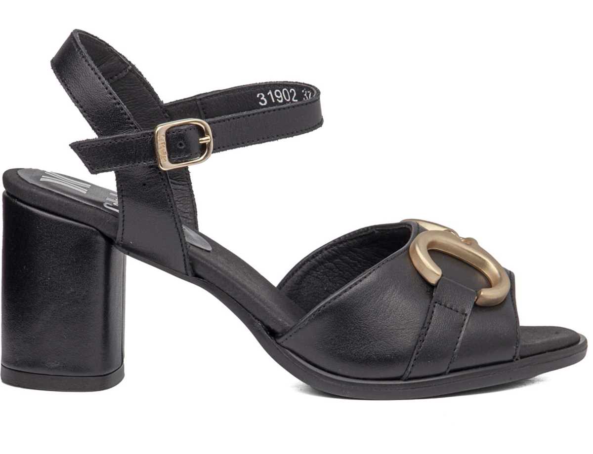 Callaghan 31902 Kanji Sandalen Absatz Damen Schwarz | BGO1115RN