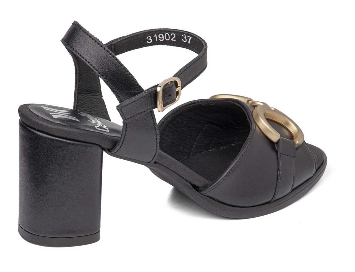 Callaghan 31902 Kanji Sandalen Absatz Damen Schwarz | BGO1115RN