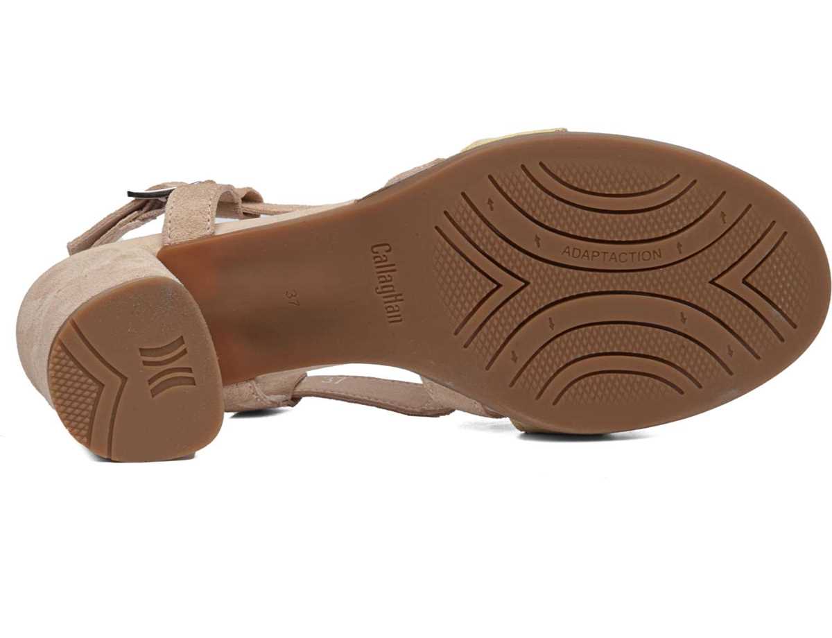 Callaghan 31904 Kanji Sandalen Absatz Damen Lila Gelb Beige | KZR3575BH