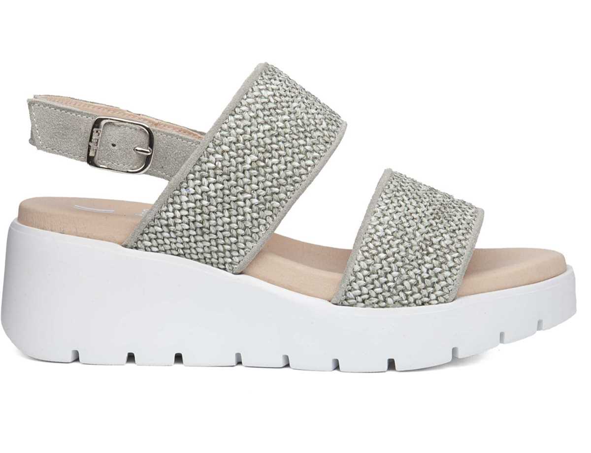 Callaghan 32001 Bera Keilabsatz Sandalen Damen Grün | QPG9251OO