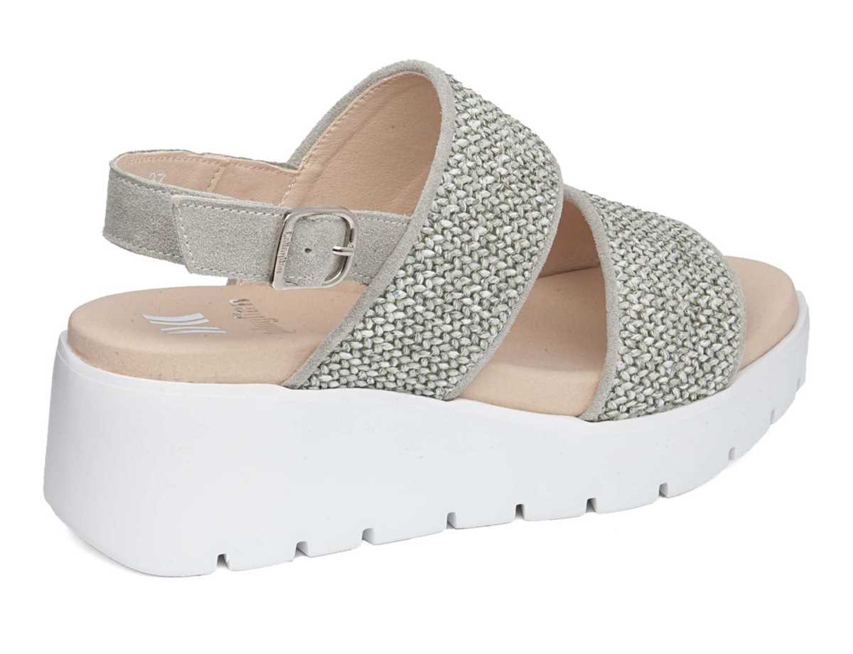 Callaghan 32001 Bera Keilabsatz Sandalen Damen Grün | QPG9251OO