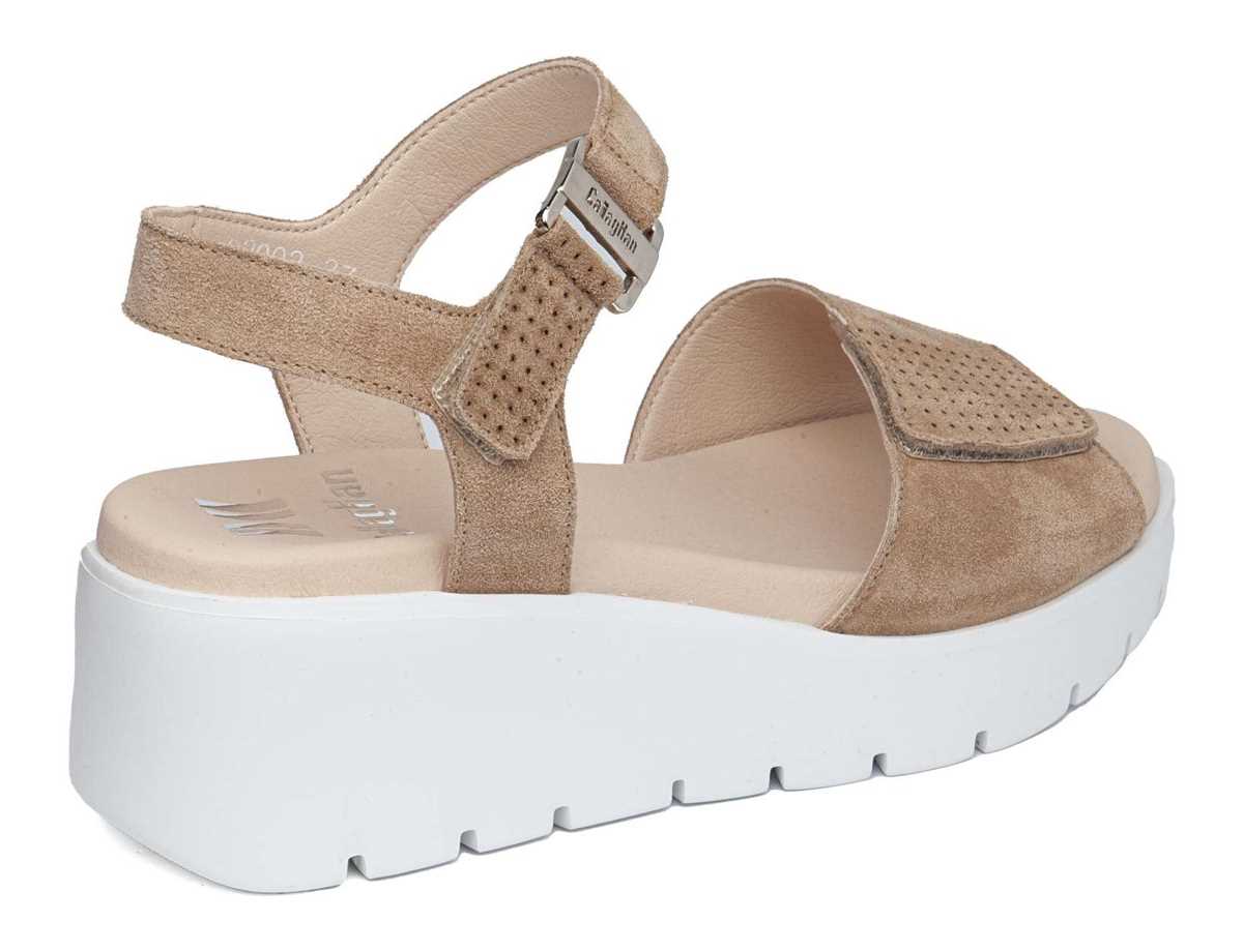Callaghan 32002 Bera Keilabsatz Sandalen Damen Braun | NBZ8790TK
