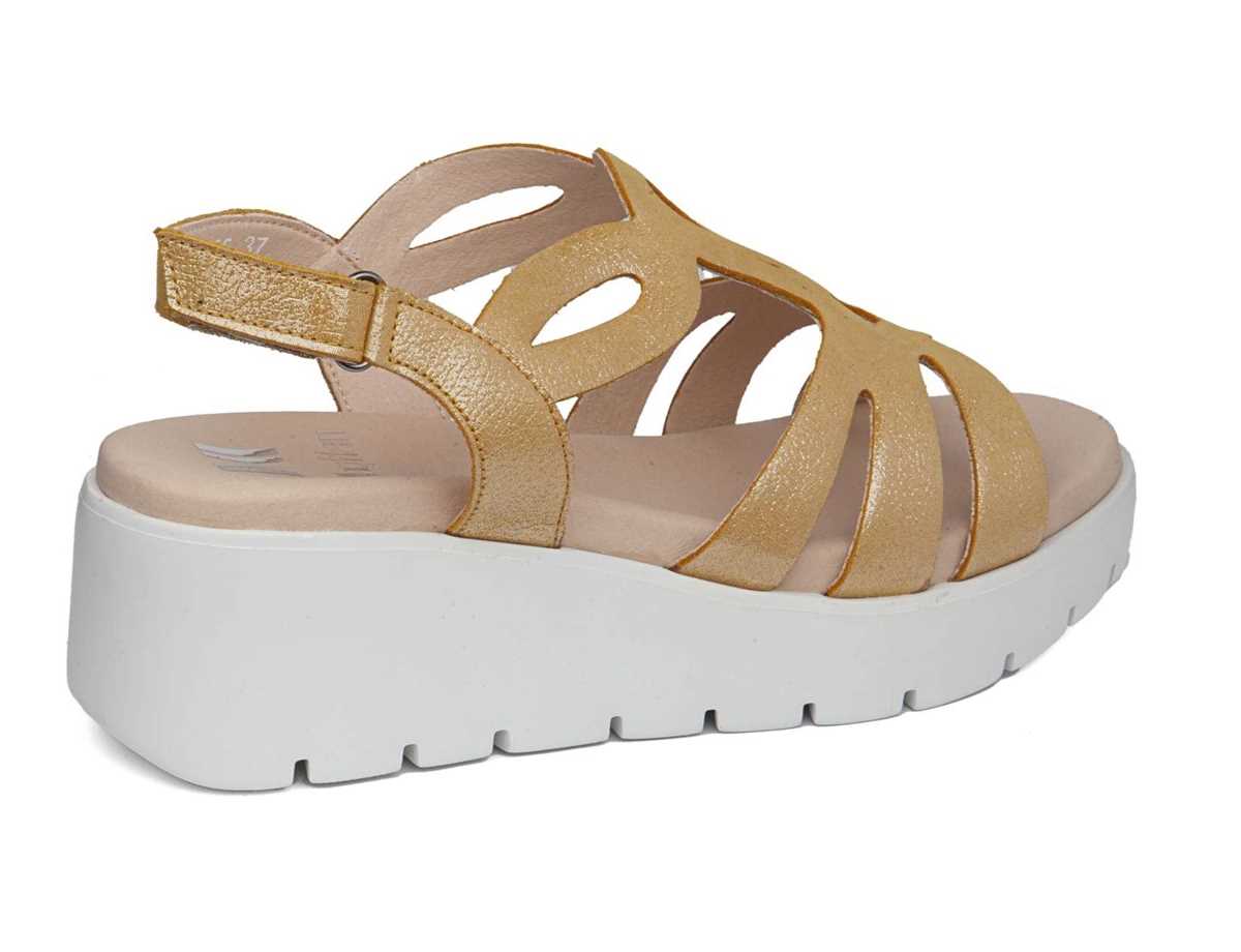 Callaghan 32005 Bera Plateau Sandalen Damen Gelb | KNR3573GA