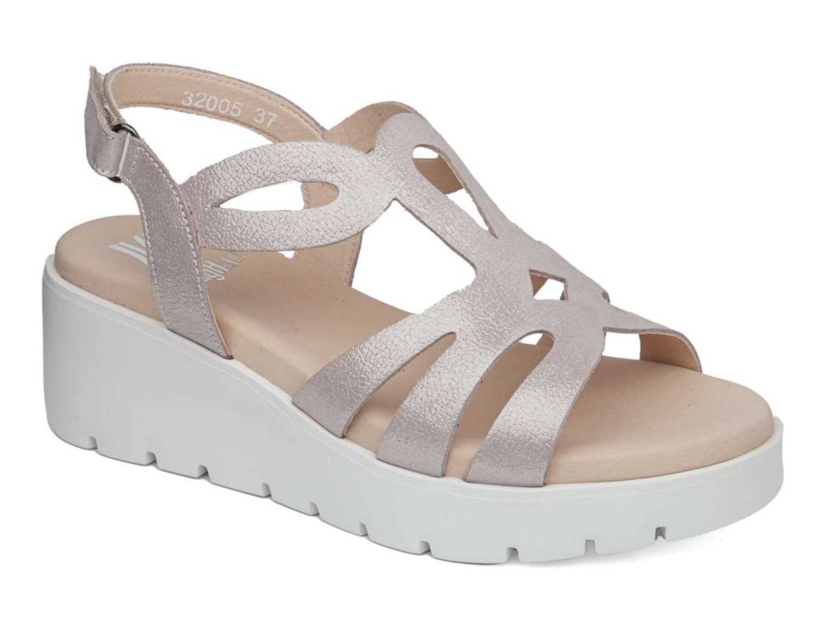 Callaghan 32005 Bera Plateau Sandalen Damen Gold | SBY4333KD