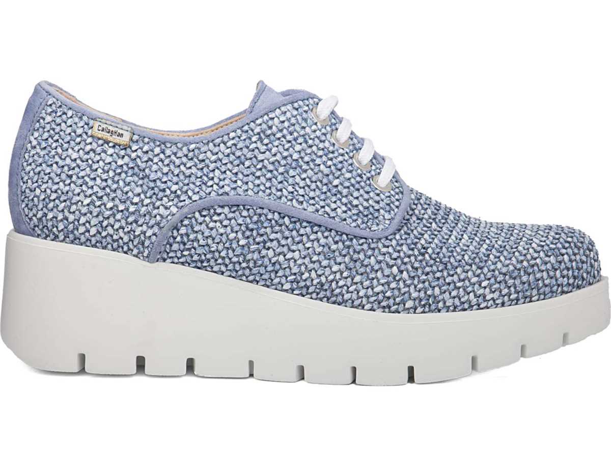 Callaghan 32101 Amal Plateau Sneakers Damen Blau | NUL492IW