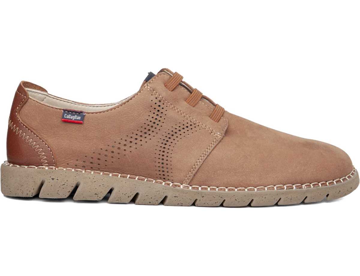 Callaghan 43200 Viz Schnürschuhe Herren Beige Braun | XWN5066DV
