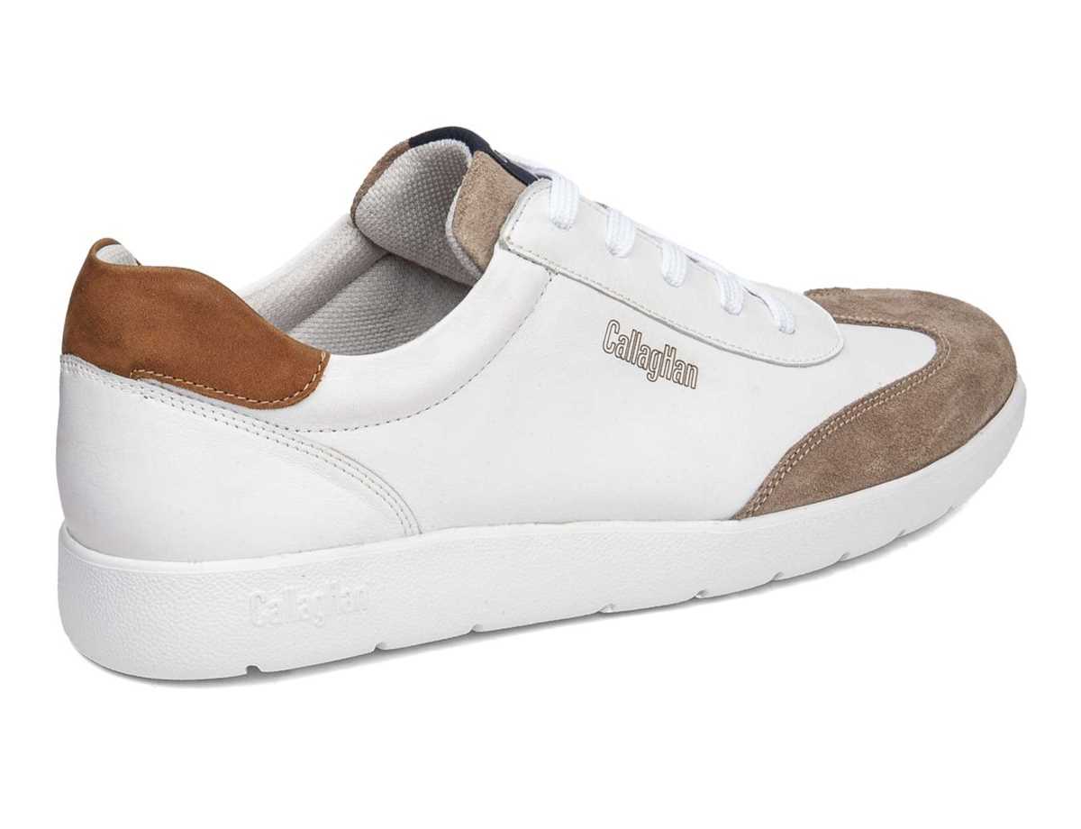 Callaghan 43708 Amanci Sneakers Herren Weiß Beige Braun | PAT637HC