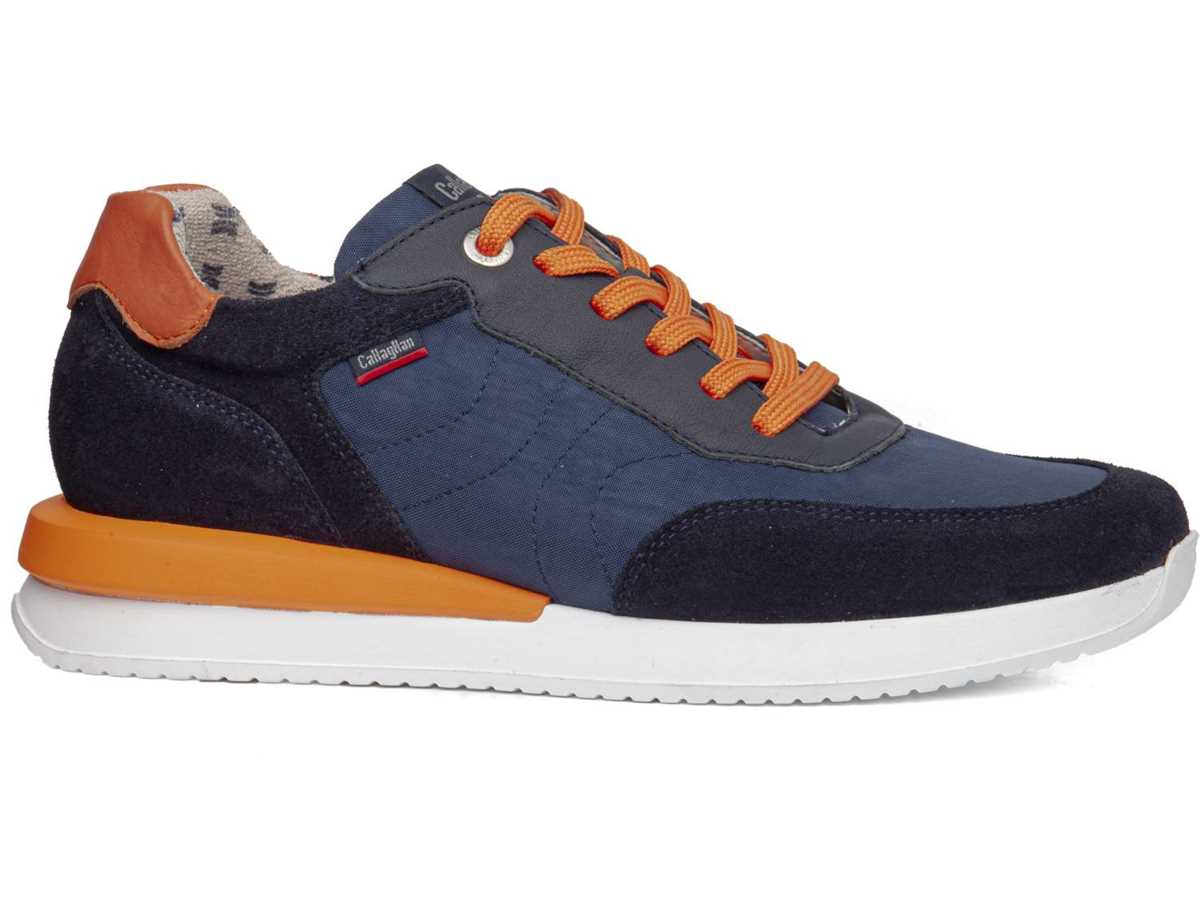 Callaghan 51100 Moses Sneakers Herren Blau Schwarz Orange | XED1485PG