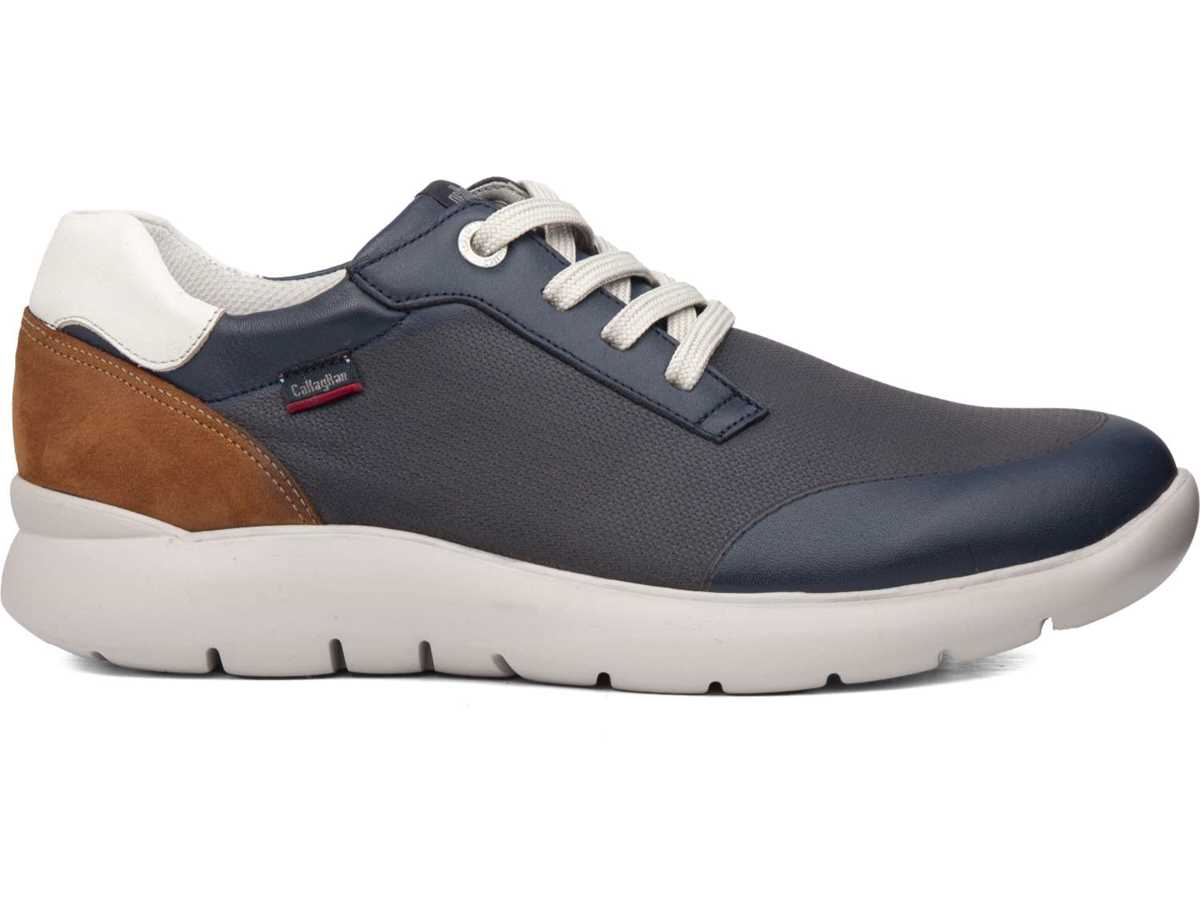 Callaghan 51308 Nuvole Sneakers Herren Blau Braun Weiß | FVJ2746AE