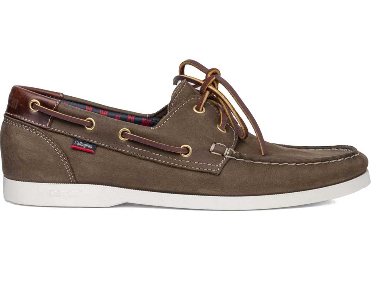 Callaghan 51600 Yate Bootsschuhe Herren Grün Braun | GPO3752SO