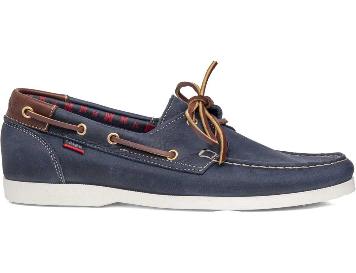 Callaghan 51600 Yate Bootsschuhe Herren Blau Braun | TSV2537MB