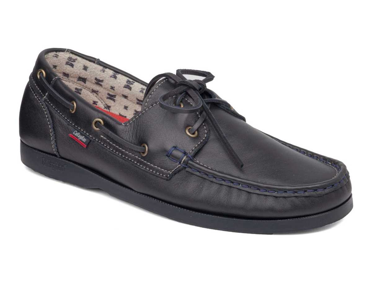 Callaghan 51604 Yate Bootsschuhe Herren Schwarz Blau | YRG3355DK