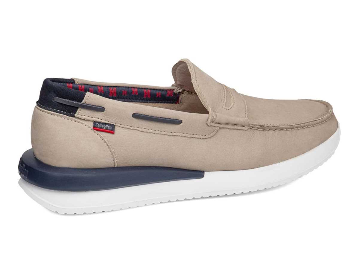 Callaghan 52101 Moses Mokassins Herren Beige Blau | VEK1891NP