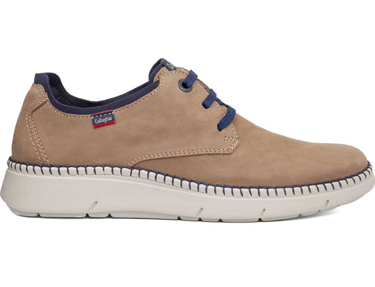 Callaghan 53500 Circular Schnürschuhe Herren Beige Blau | HJE7820IE