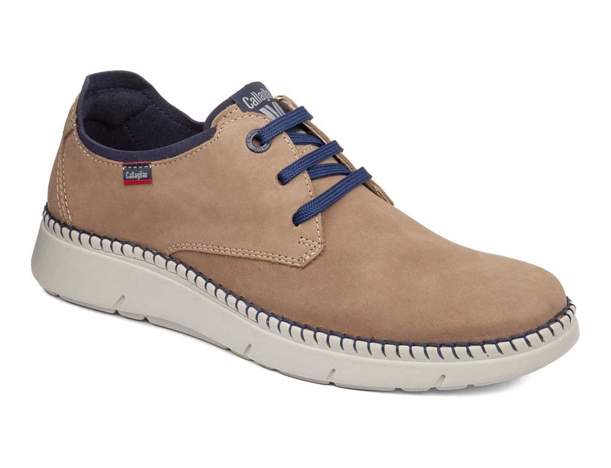 Callaghan 53500 Circular Schnürschuhe Herren Beige Blau | HJE7820IE
