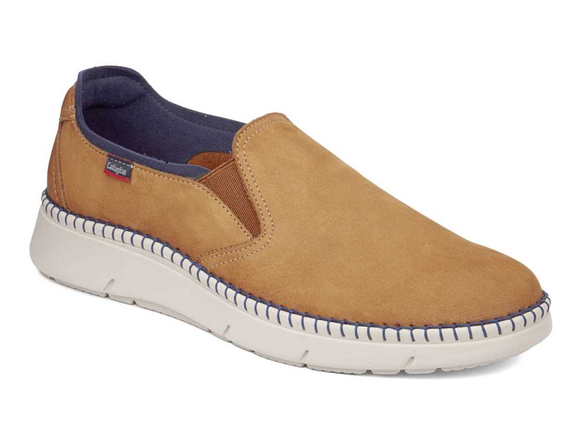 Callaghan 53501 Circular Mokassins Herren Braun Blau | KWH467LA