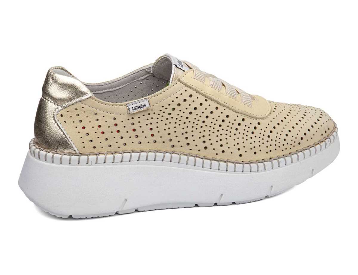 Callaghan 53600 Circular Sra. Plateau Sneakers Damen Gelb Beige | JJZ873TH