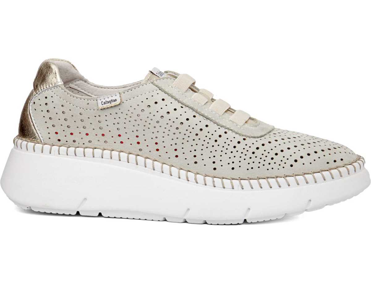 Callaghan 53600 Circular Sra. Plateau Sneakers Damen Grün Beige | RNR5751QE