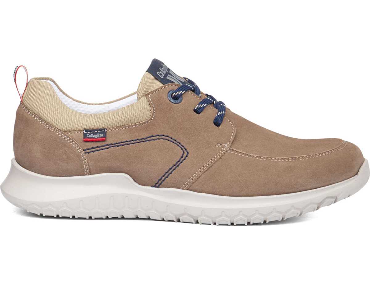 Callaghan 53700 Suv Marine Cro Schnürschuhe Herren Beige Blau | MBU5697EF