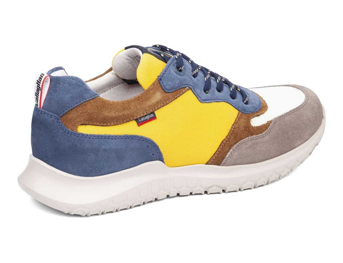 Callaghan 53702 Suv Marine Cro Freizeitschuhe Herren Grau Weiß Gelb | XMW7890UK