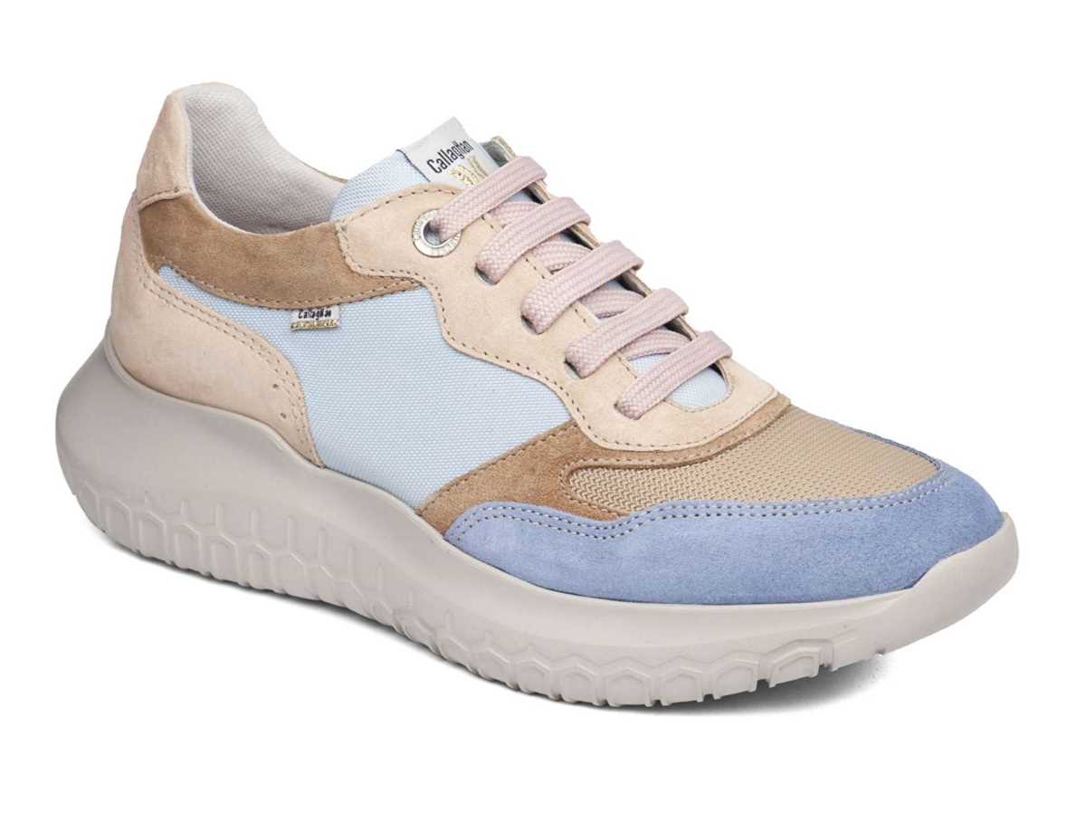 Callaghan 53802 Suv Marine Sra Sneakers Damen Blau Beige | YMJ7362DQ