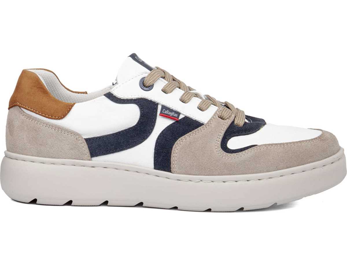 Callaghan 54802 Pint Freizeitschuhe Herren Beige Weiß Blau | CLC1995FO