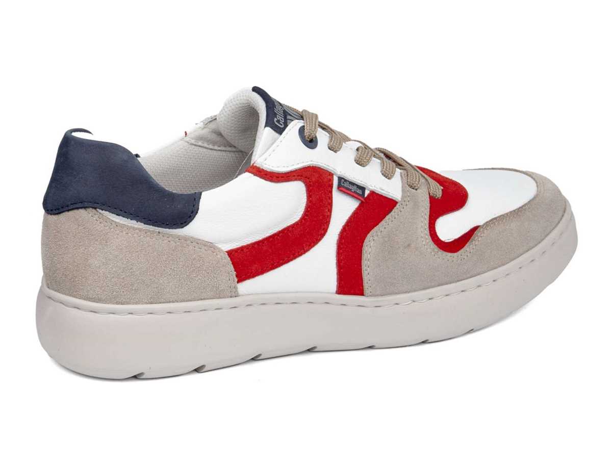Callaghan 54802 Pint Freizeitschuhe Herren Beige Weiß Rot | CTS4789WW