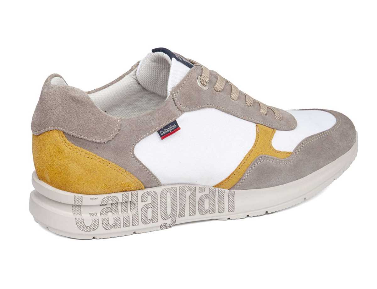 Callaghan 91324 Goliat S.I.Lase Sneakers Herren Grau Weiß Gelb | RZE9895YR