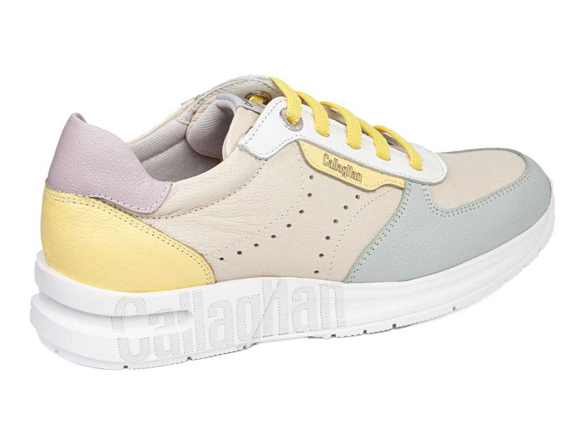 Callaghan 92120 Dorcas S.I.L Sneakers Damen Beige Gelb Blau | CQG1447EU